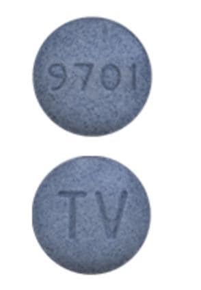 Image 1 - Imprint TV 9701 - carbidopa/levodopa 10 mg / 100 mg