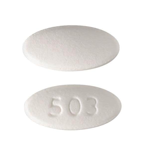 Image 1 - Imprint 503 - metformin 500 mg
