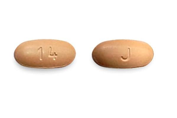 Image 1 - Imprint J 14 - lacosamide 150 mg