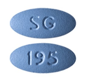 Image 1 - Imprint SG 195 - lacosamide 200 mg