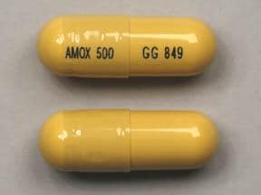 Image 1 - Imprint AMOX 500 GG 849 - Voquezna Dual Pak amoxicillin 500 mg