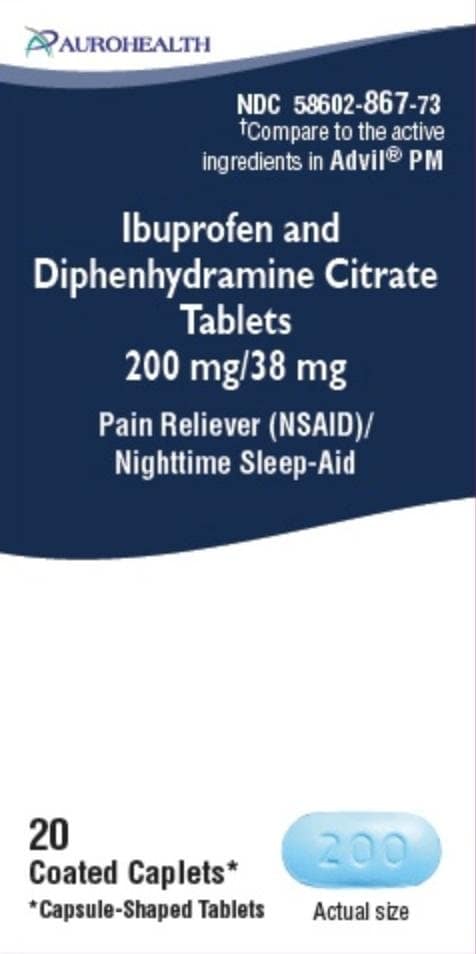 Image 1 - Imprint DL 200 - diphenhydramine/ibuprofen 38 mg / 200 mg