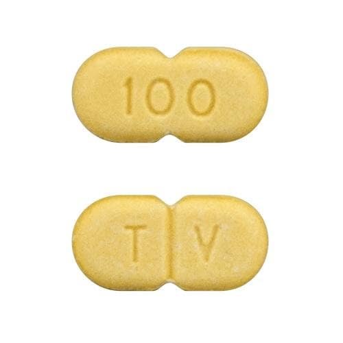 Image 1 - Imprint T V 100 - levothyroxine 100 mcg