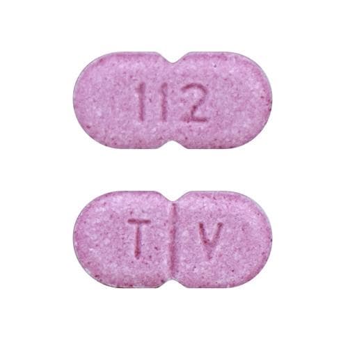 Image 1 - Imprint T V 112 - levothyroxine 112 mcg