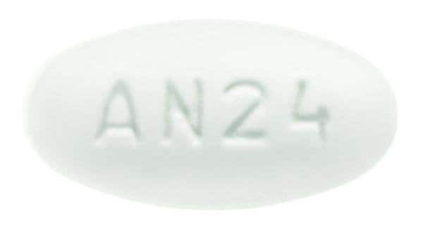 Imprint AN24 - vigabatrin 500 mg