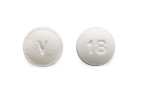 Image 1 - Imprint V 18 - solifenacin 5 mg