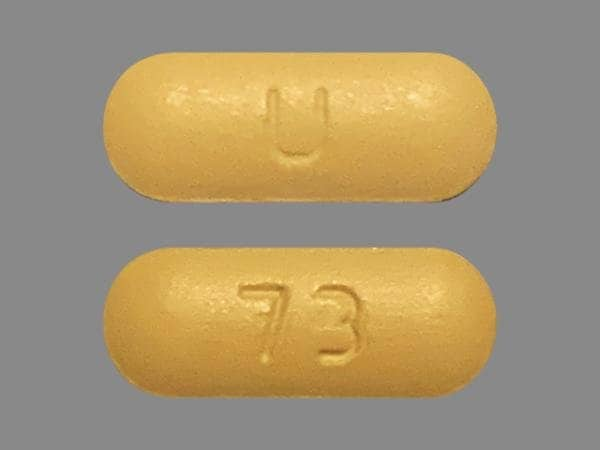 Image 1 - Imprint U 73 - quetiapine 200 mg