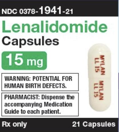 MYLAN LL 15 MYLAN LL 15 - Lenalidomide