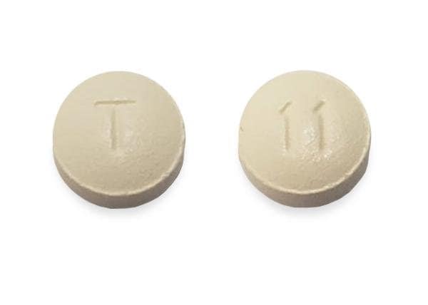 Image 1 - Imprint T 11 - famotidine 20 mg