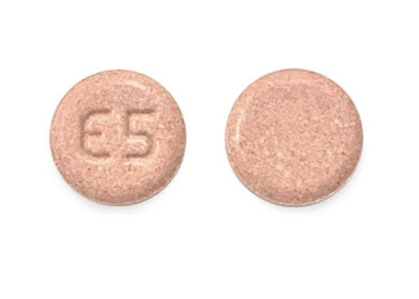 Image 1 - Imprint E5 - lisinopril 30 mg