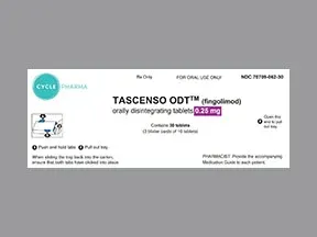 Imprint Logo - Tascenso ODT 0.25 mg