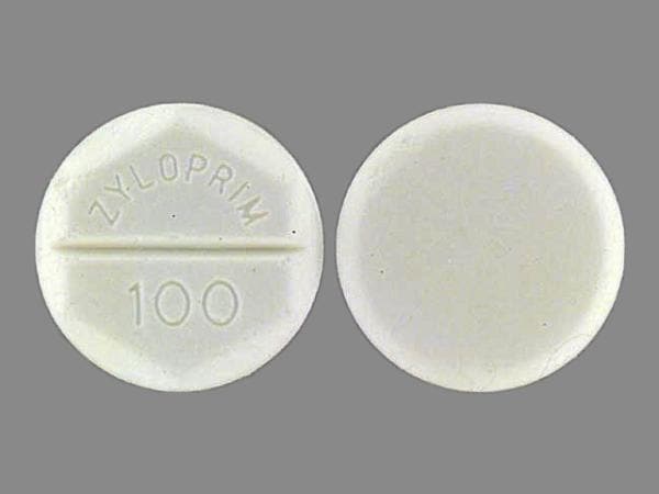 Image 1 - Imprint ZYLOPRIM 100 - allopurinol 100 mg