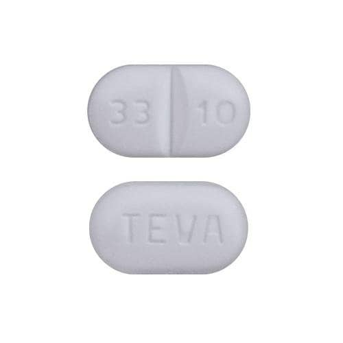 Image 1 - Imprint TEVA 33 10 - theophylline 300 mg