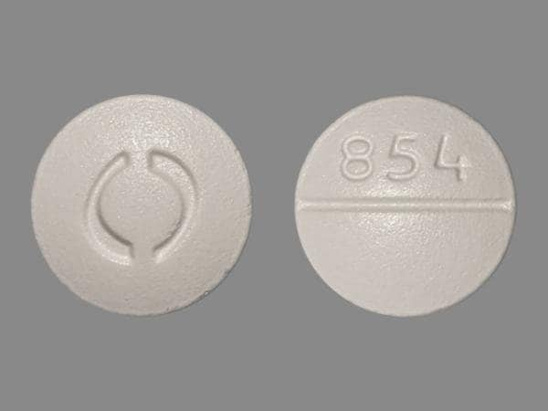 Pill Finder: O 854 White Round - Medicine.com