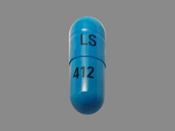 Image 1 - Imprint LS 412 - nitrofurantoin 100 mg