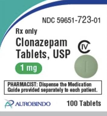 Image 1 - Imprint 1 - clonazepam 1 mg