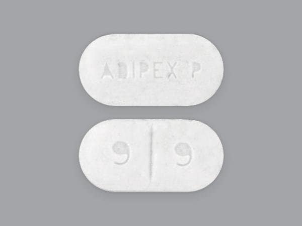 Image 1 - Imprint ADIPEX-P 9 9 - Adipex-P 37.5 mg