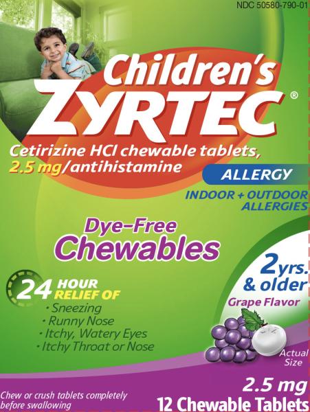 Image 1 - Imprint CTZ - Children's Zyrtec 2.5 mg