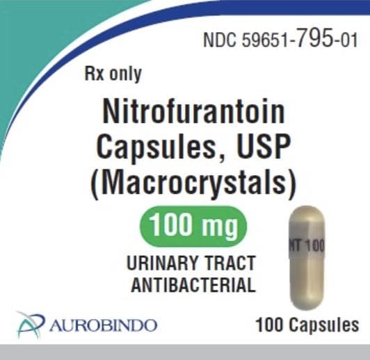 Image 1 - Imprint NT 100 - nitrofurantoin 100 mg