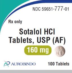 S 160 - Sotalol Hydrochloride (AF)