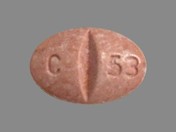 Image 1 - Imprint C 53 - lisinopril 5 mg