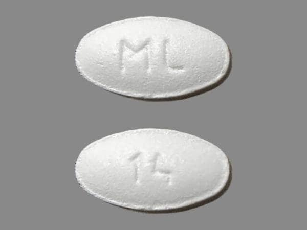 Image 1 - Imprint ML 14 - losartan 25 mg