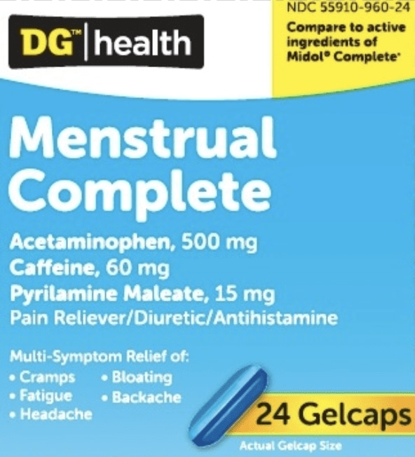 Image 1 - Imprint S79 - Menstrual Complete acetaminophen 500 mg / caffeine 60 mg / pyrilamine maleate 15 mg