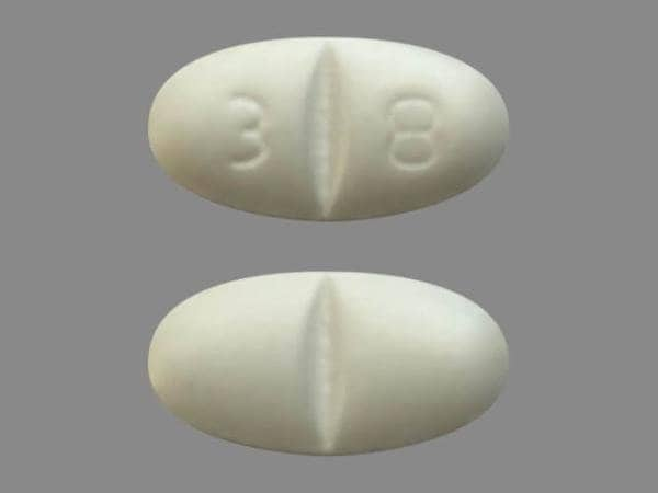 Image 1 - Imprint 3 8 - gabapentin 600 mg