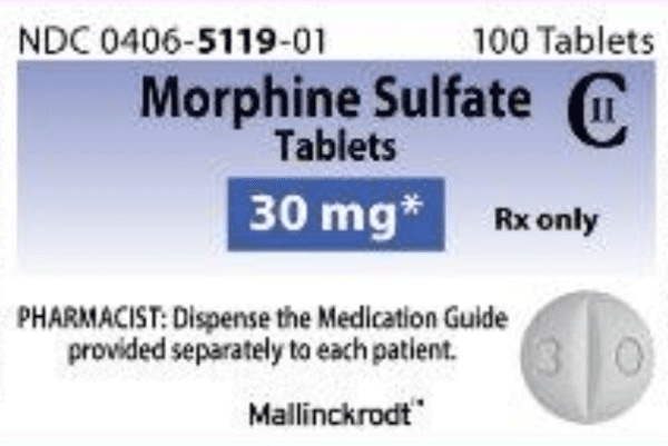 Image 1 - Imprint M 30 - morphine 30 mg