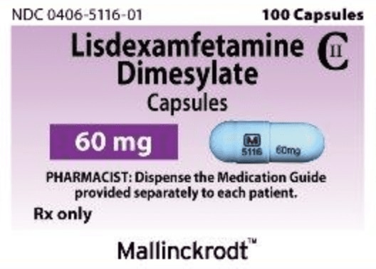 Image 1 - Imprint M 5116 60 mg - lisdexamfetamine 60 mg