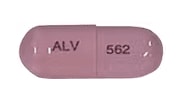 Image 1 - Imprint ALV 562 - lisdexamfetamine 10 mg