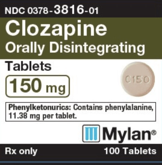 Image 1 - Imprint C150 - clozapine 150 mg