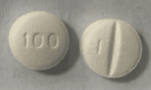 Image 1 - Imprint I 100 - metoprolol 100 mg