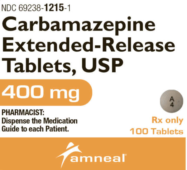 Image 1 - Imprint A 4 - carbamazepine 400 mg