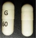 Image 1 - Imprint G 60 - esomeprazole 40 mg