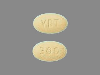 Pill Finder: VDT 300 Yellow Elliptical / Oval - Medicine.com