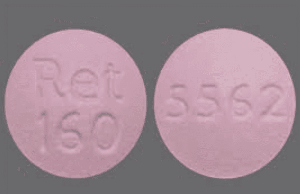 Imprint Ret 160 5562 - Retevmo 160 mg