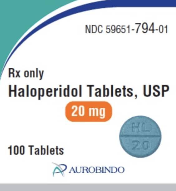 Image 1 - Imprint HL 20 - haloperidol 20 mg