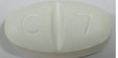 Image 1 - Imprint C 7 - gabapentin 800 mg