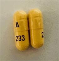 Imprint A 233 - acitretin 17.5 mg