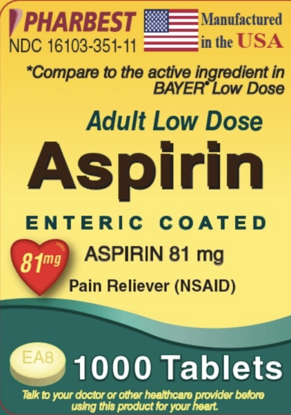 EA8 - Aspirin Enteric Coated