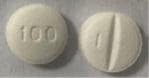 Image 1 - Imprint I 100 - metoprolol 100 mg