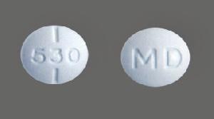 Imprint MD 530 - methylphenidate 10 mg
