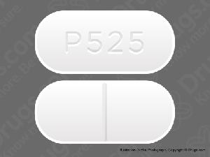 Image 1 - Imprint P525 - Entex PSE 525 mg-50 mg