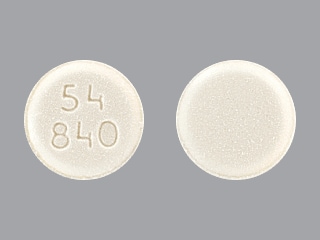 Pill Finder: 54 840 White Round - Medicine.com