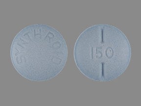 Image 1 - Imprint SYNTHROID 150 - Synthroid 150 mcg (0.15 mg)