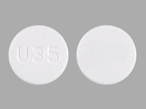 Pill Finder: U35 White Round - Medicine.com