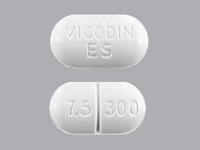 Image 1 - Imprint VICODIN ES 7.5 300 - Vicodin ES 300 mg / 7.5 mg