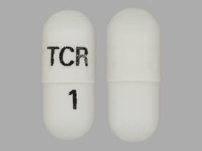 Image 1 - Imprint TCR 1 - tacrolimus 1 mg