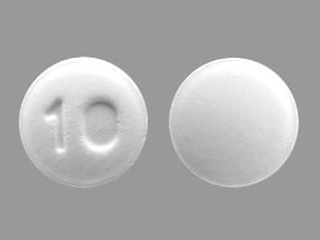 Image 1 - Imprint 10 - lisinopril 10 mg